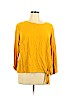 Loft design by... 100% Rayon Gold Long Sleeve Blouse Size 16 - photo 1