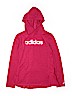 Adidas 100% Polyester Pink Pullover Hoodie Size L (youth) - photo 1