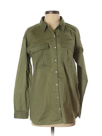 Forever 21 3/4 Sleeve Button-Down Shirt (view 1)