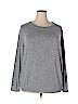 Make + Model Gray Long Sleeve Top Size 2X - photo 1