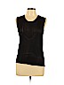 Zara 100% Viscose Black Sleeveless Top Size L - photo 1