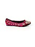 Naughty Monkey Burgundy Flats Size 9 - photo 1