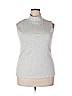 Croft & Barrow Gray Sleeveless Top Size XXL - photo 1
