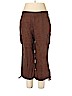 Context 100% Linen Brown Linen Pants Size 14 - photo 1