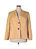 Le Suit Yellow Blazer Size 20 - photo 1