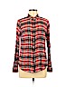 Lucky Brand 100% Rayon Red Long Sleeve Blouse Size S - photo 1