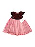 Rare Editions Burgundy Special Occasion Dress 12-18 MO / 18 MO - photo 1