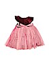 Rare Editions Burgundy Special Occasion Dress 12-18 MO / 18 MO - photo 2