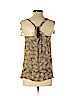 Diane von Furstenberg 100% Silk Tan Sleeveless Silk Top Size 2 - photo 2