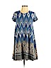 Derek Heart Blue Casual Dress Size L - photo 1