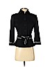 Kay Unger 100% Cotton Black Jacket Size 4 - photo 1