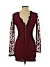 TOBI 100% Polyester Burgundy Cocktail Dress Size L - photo 2