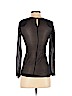Club Monaco Black Long Sleeve Silk Top Size XS - photo 2