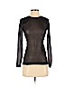 Club Monaco Black Long Sleeve Silk Top Size XS - photo 1