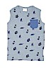 Hanna Andersson 100% Cotton Tropical Blue Tank Top Size 140 cm / US 10 - photo 1