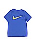 Nike 100% Polyester Blue Active T-Shirt Size S (kids) - photo 1