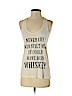 Haute Hippie 100% Modal Ivory Tank Top Size S - photo 1