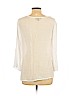 AB Studio White Long Sleeve Blouse Size XL - photo 2