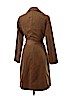 H&M 100% Polyester Brown Trenchcoat Size 10 - photo 2