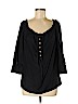 Juicy Couture 100% Polyester Black Short Sleeve Blouse Size 6 - photo 1