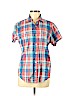 Levi's 100% Cotton Red Short Sleeve Button-Down Shirt Size M - photo 1