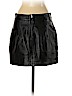 Zara 100% Lambskin Black Leather Skirt Size S - photo 2