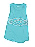 Mudd Blue Sleeveless Top Size 14 - photo 1