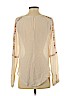 Lush 100% Rayon Ivory Long Sleeve Blouse Size S - photo 2