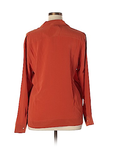 Everlane Long Sleeve Silk Top (view 2)