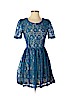 Forever 21 Blue Casual Dress Size S - photo 1