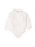 Janie and Jack 100% Cotton White Long Sleeve Onesie Size 6-12 mo - photo 1