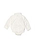 Janie and Jack 100% Cotton White Long Sleeve Onesie Size 6-12 mo - photo 2