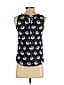 Ann Taylor LOFT Outlet Blue Sleeveless Blouse Size XXS (petite) - photo 2