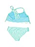 Wonder Nation Green Two Piece Swimsuit Size 6 - 6X - photo 2