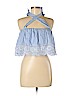 Forever 21 100% Cotton Blue Sleeveless Blouse Size M - photo 1
