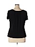 Travelsmith Black Short Sleeve Top Size XL - photo 2