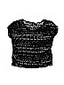 Mudd 100% Cotton Black Short Sleeve Top Size 10 - photo 2