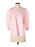 Ann Taylor LOFT Pink Long Sleeve Blouse Size S (petite) - photo 1