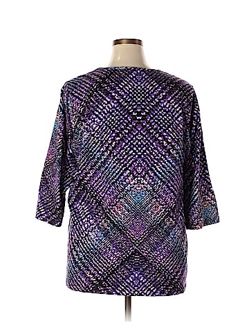 Ulla Popken 3/4 Sleeve T-Shirt (view 2)