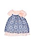 Youngland 100% Polyester Print Blue Dress 9-12 MO / 12 MO - photo 1
