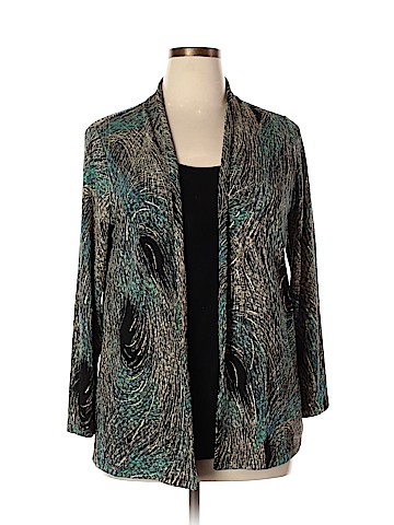 JM Collection Long Sleeve Top (view 1)