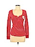 Victoria's Secret Pink Red Long Sleeve Henley Size S - photo 1