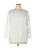 Banana Republic Factory Store White Long Sleeve Top Size XL - photo 1