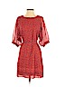 French Connection 100% Polyester Red Casual Dress Size 2 - photo 1