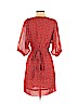 French Connection 100% Polyester Red Casual Dress Size 2 - photo 2