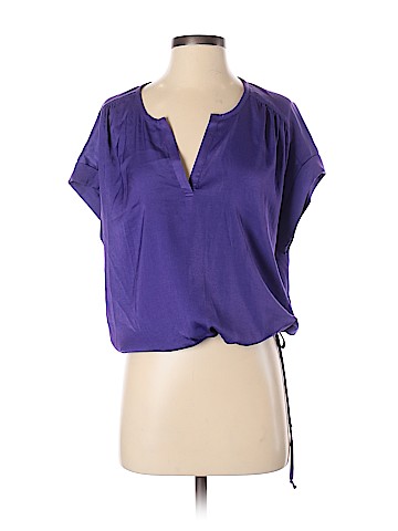 BCBGMAXAZRIA Short Sleeve Blouse (view 1)