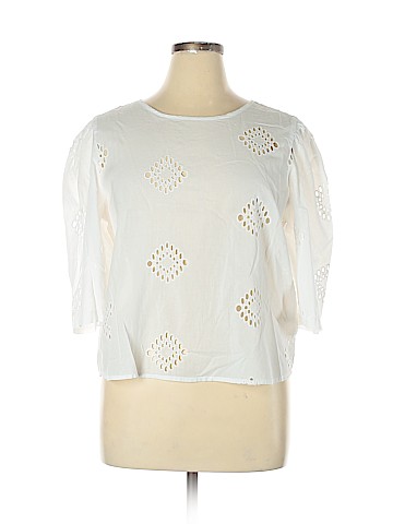 Soho JEANS NEW YORK & COMPANY 3/4 Sleeve Top (view 1)