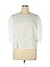 Soho JEANS NEW YORK & COMPANY 100% Cotton White 3/4 Sleeve Top Size XL - photo 1