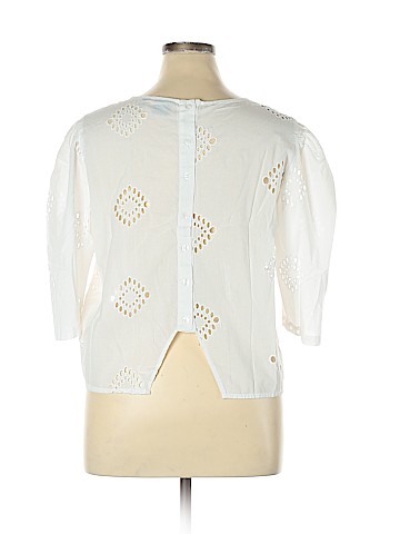 Soho JEANS NEW YORK & COMPANY 3/4 Sleeve Top (view 2)