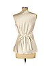 Iz Byer Ivory Sleeveless Blouse Size L - photo 2